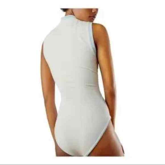 Free People XL Bodysuit Intimately Cozy Girl Ivory Cream Color NEW - Picture 6 of 8